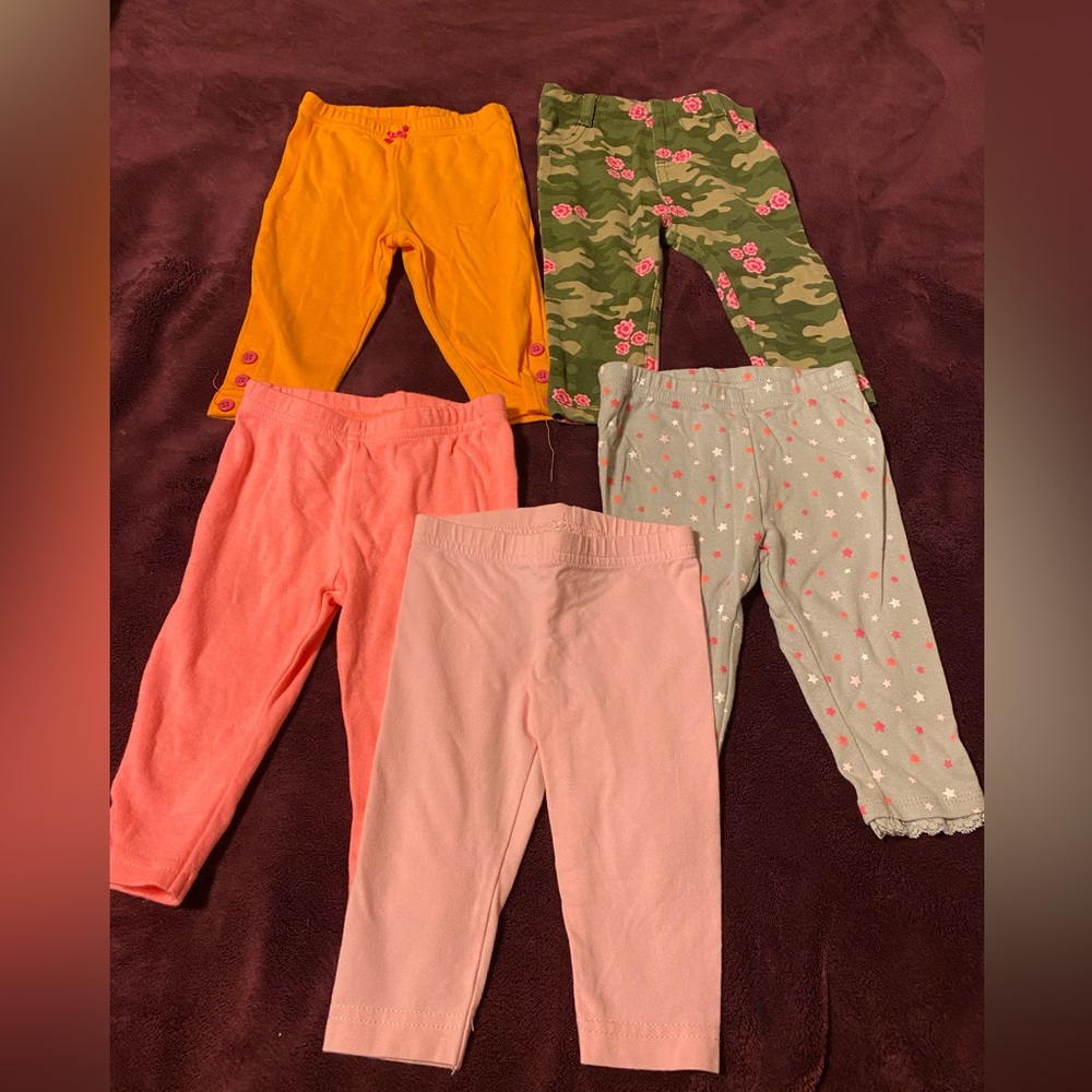 Baby girl legging bundle size 3-6M